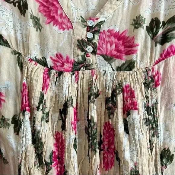 Natura Long Sleeve Boho top | size small - Picture 3 of 6